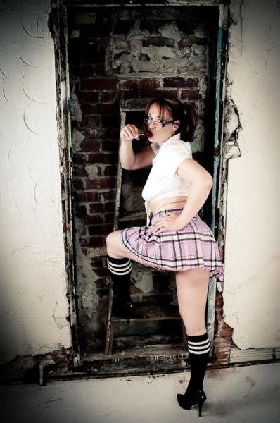 Gaia the Naughty School Girl.